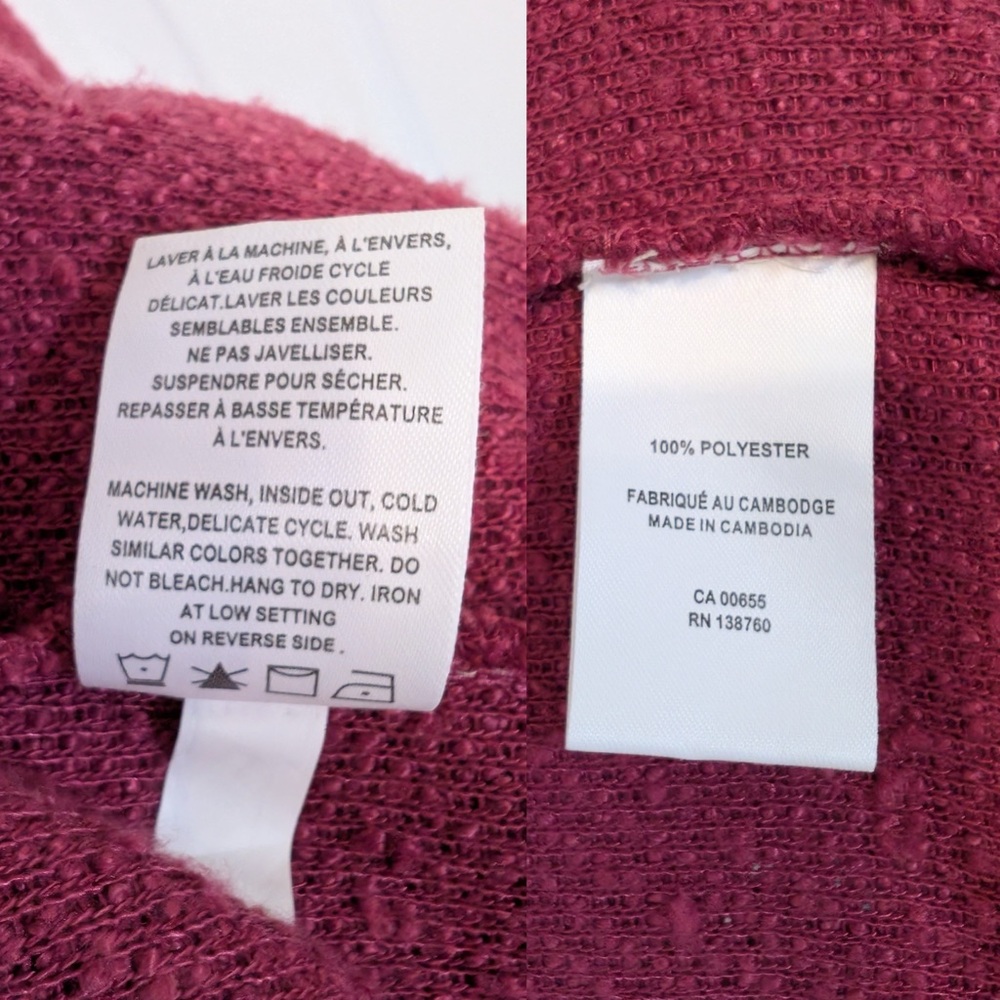 Vintage Cottagecore Reitmans Whimsigoth Floral Embroidered Grandma Sweater Pink - Picture 4 of 15